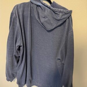 Carhartt Men's Hoodie in Blue fair condition